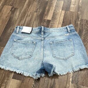 KanCan Light Blue Distressed Jean Shorts